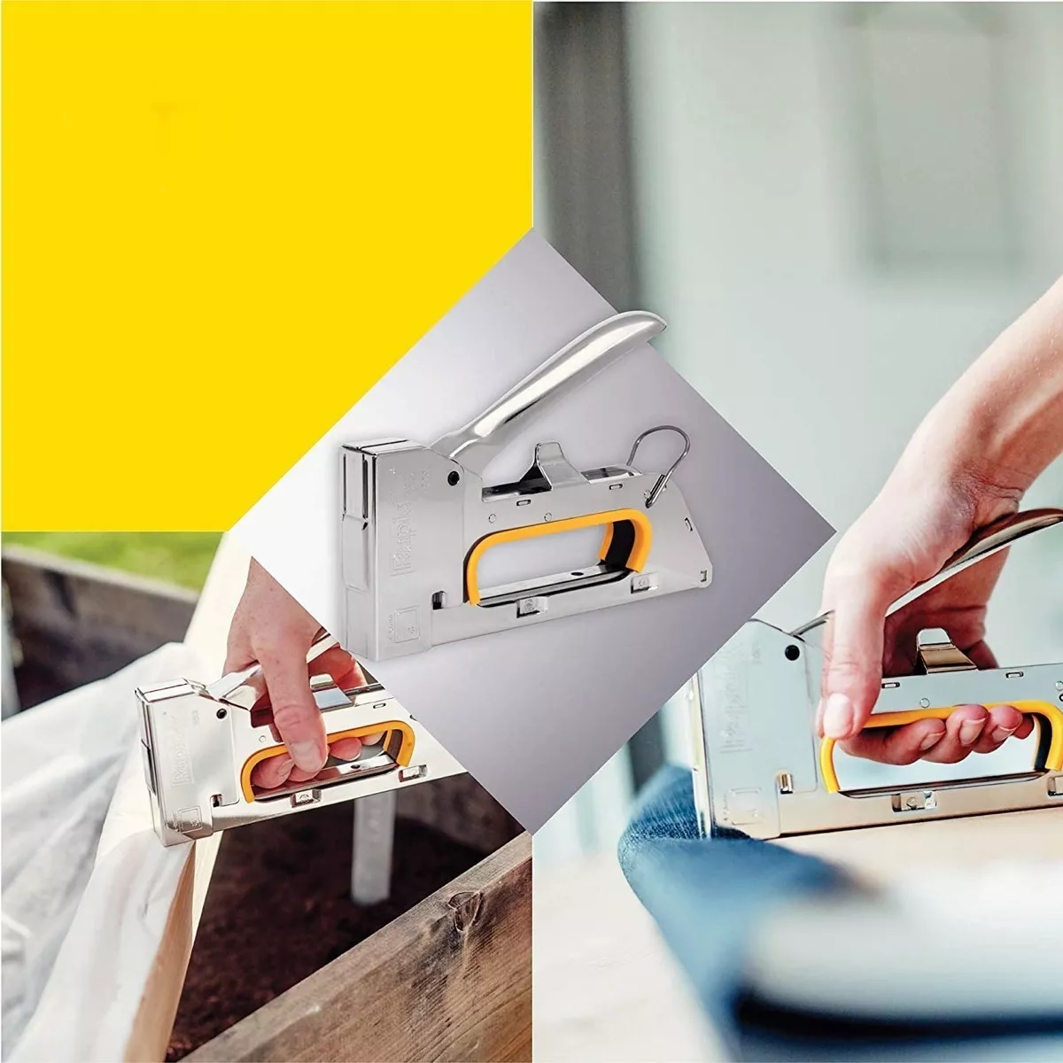 Engrapadora Tipo Pistola Para Tapiceria Con 2400 Grapas 