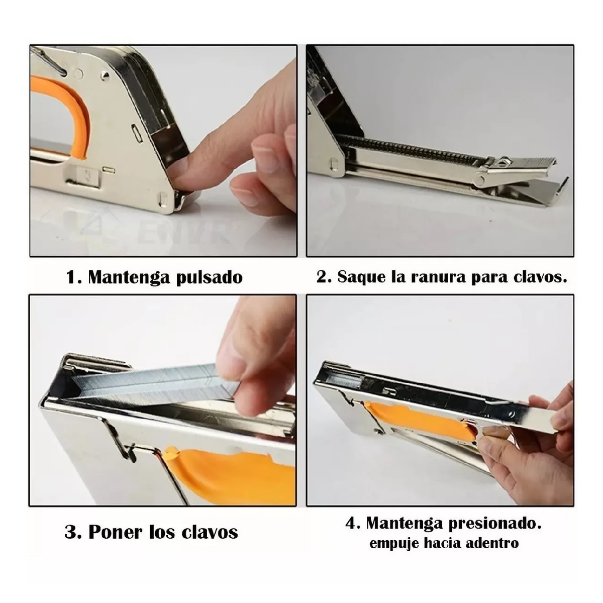 Engrapadora Tipo Pistola Para Tapiceria Con 4800 Grapas 