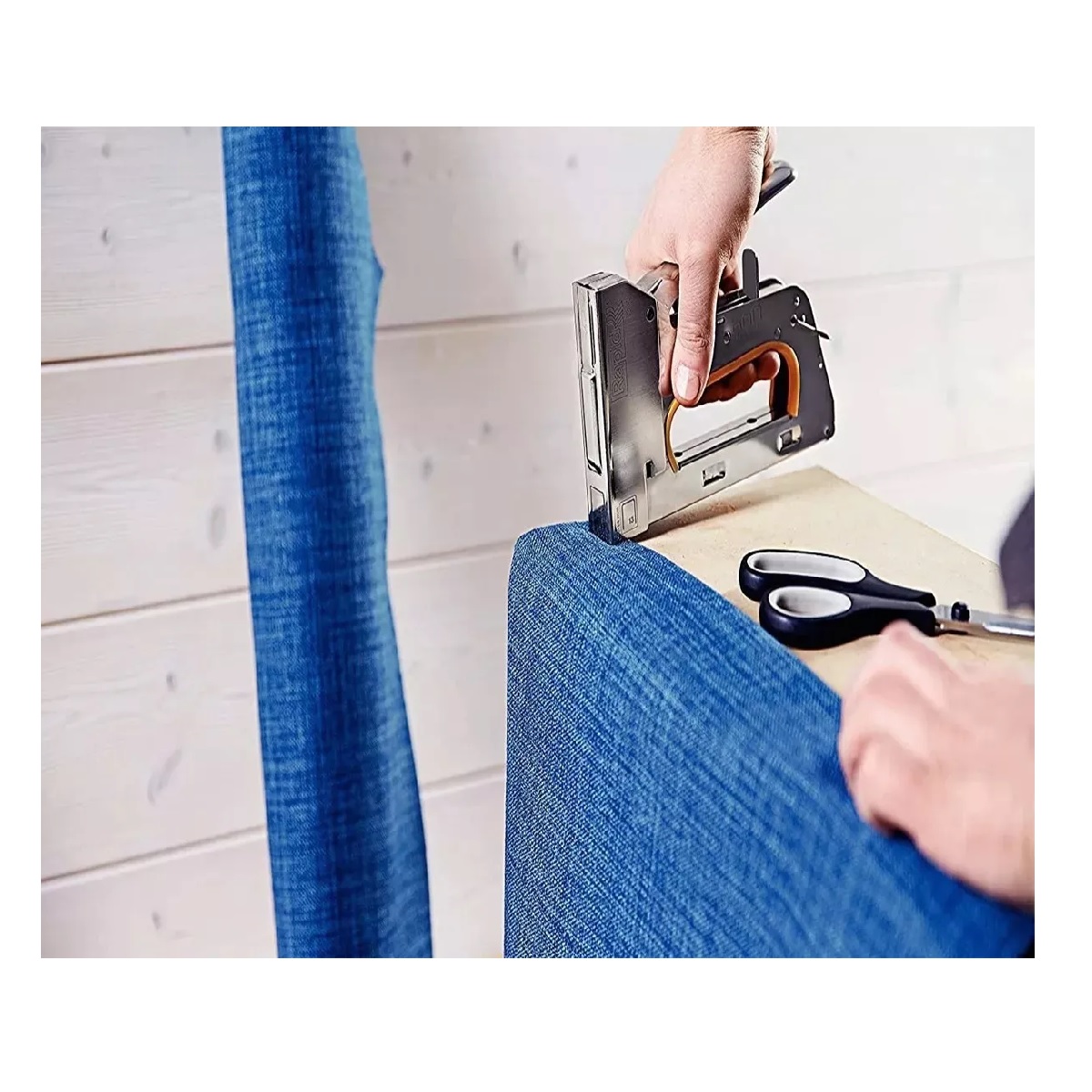 Engrapadora Tipo Pistola Para Tapiceria Con 4800 Grapas 