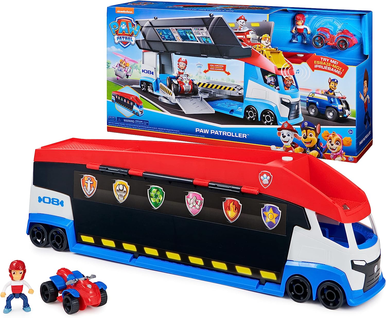Toy Todo Terreno Paw Patrol PAW Patrol, Transformable Con Dos