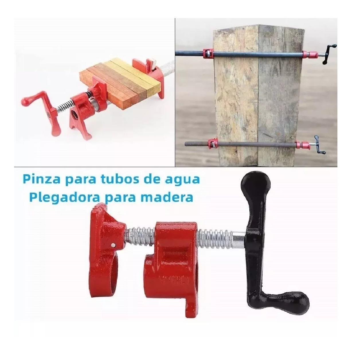 Prensa / Sargento Para Madera De Tubo 3/4 Pz