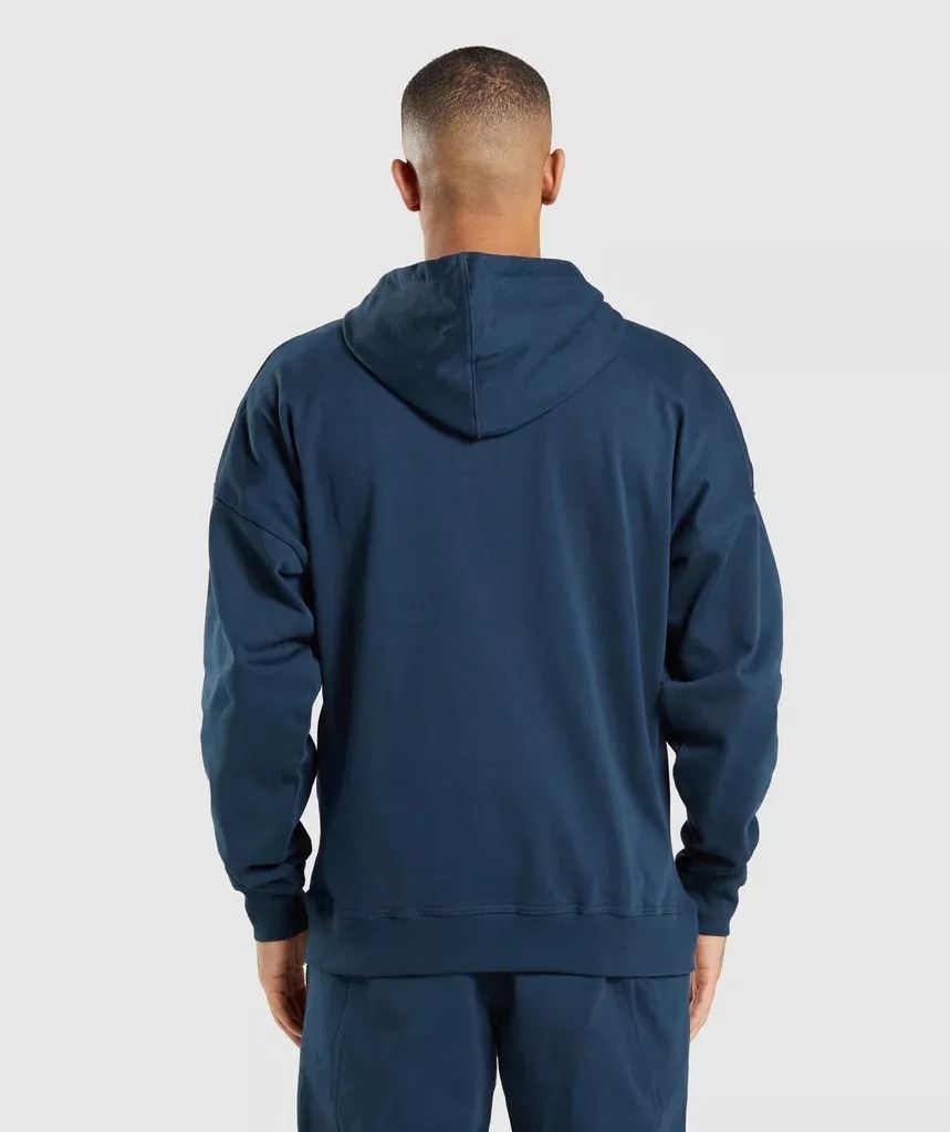 Gymshark Sudadera Con Capucha Essential Oversized Zip Up A2A2Y-UBCY Entrenamiento