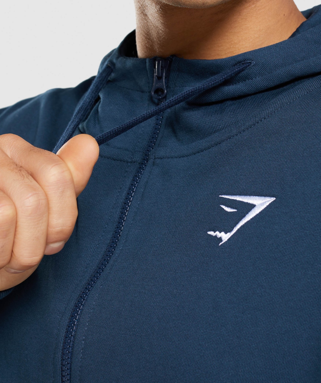 Gymshark Sudadera Con Capucha Essential Oversized Zip Up A2A2Y-UBCY Entrenamiento
