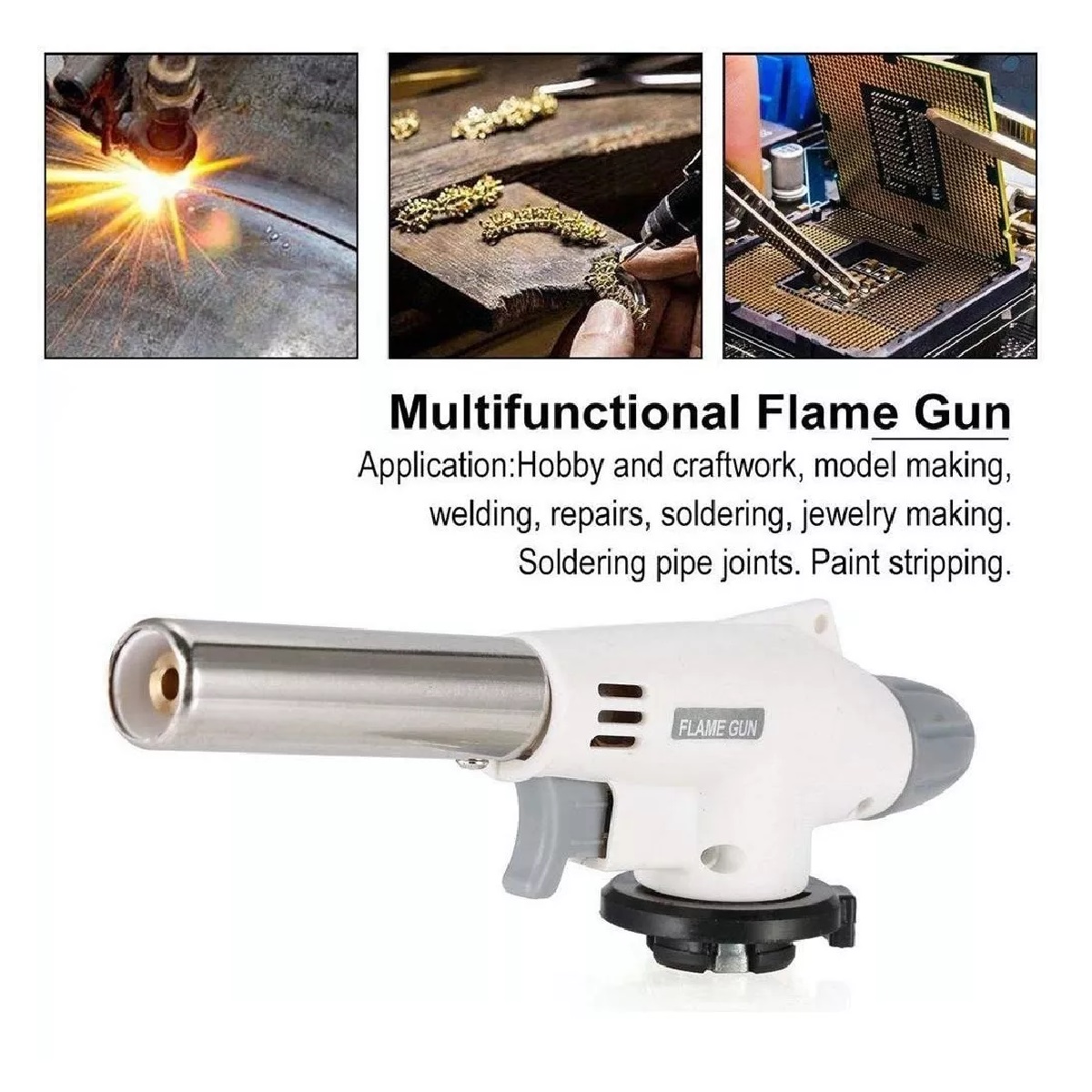 Flameador Soplete Butano De Cocina Gourmet Antorcha Boquilla