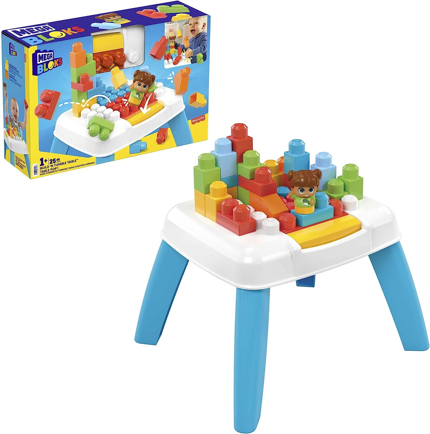 MEGA Bloks Preschool Mesa Construye y Derriba