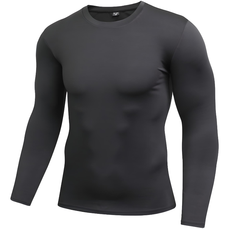 Playera Deportivas Licra Con Spandex Lisa Ropa Hombre Negro