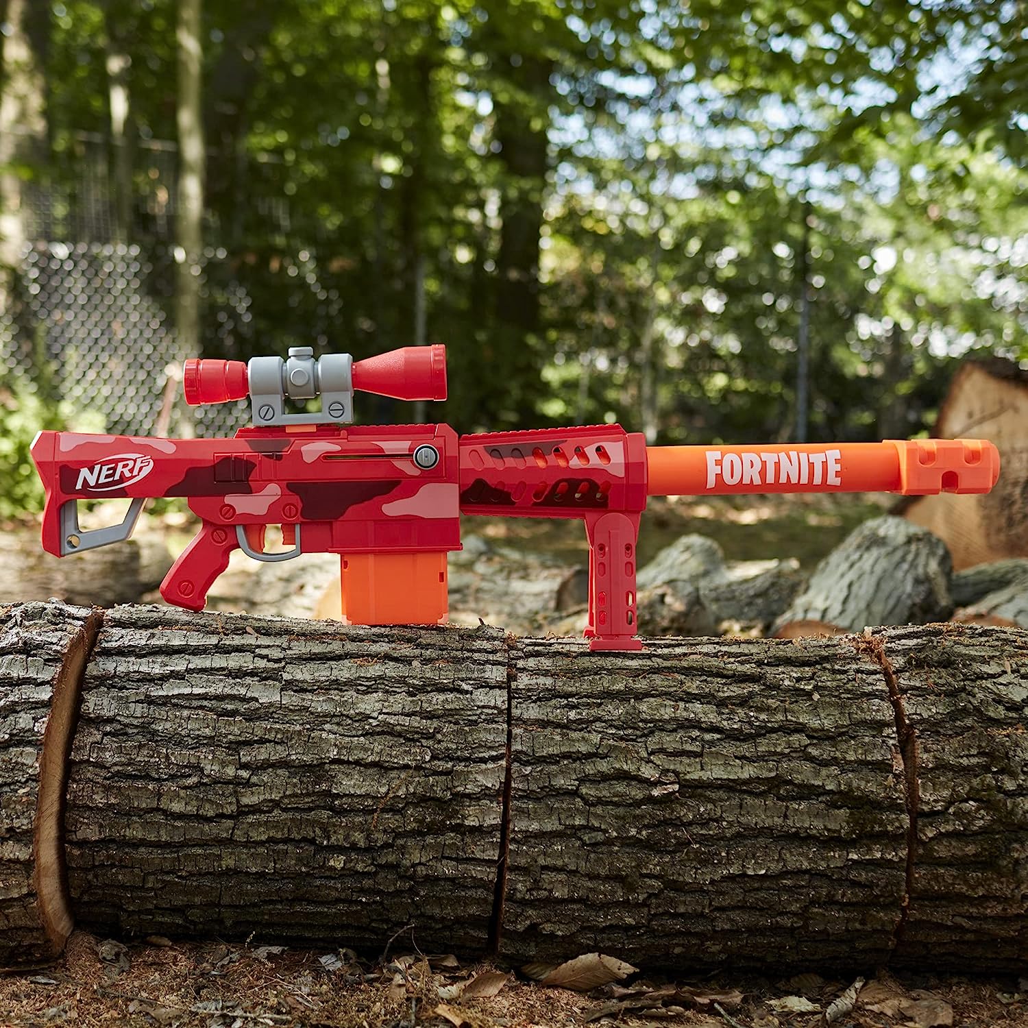 Nerf Fortnite Heavy SR Blaster, Lanzador Fortnite más Largo de la Historia