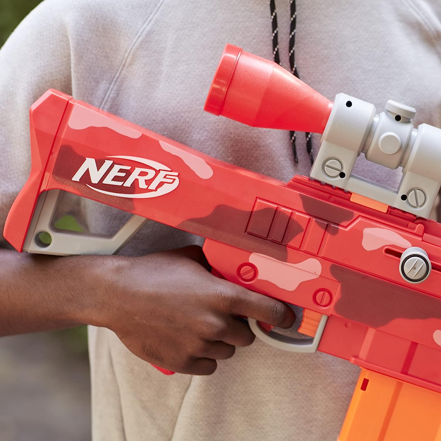 Nerf Fortnite Heavy SR Blaster, Lanzador Fortnite más Largo de la Historia