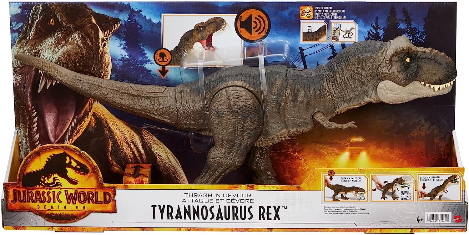 Jurassic World Ataca y Devora Tyrannosaurus Rex