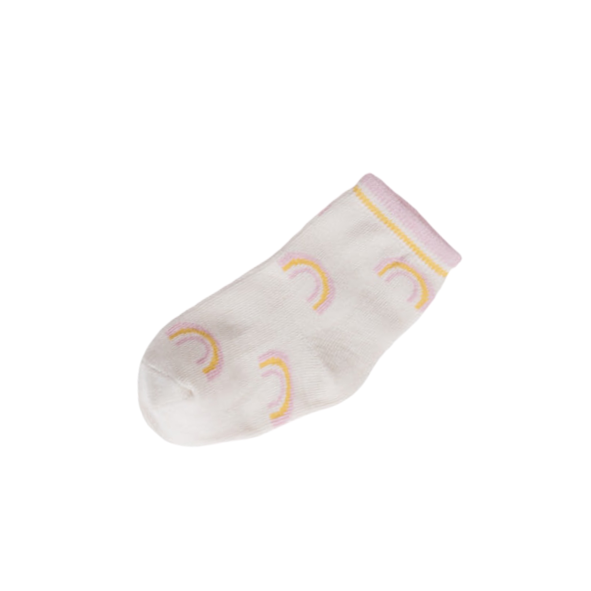 BRUBAKER 3 pares de calcetines para bebé niña de 0 a 12 meses, con  volantes, lunares, flores, rayas, en caja de regalo