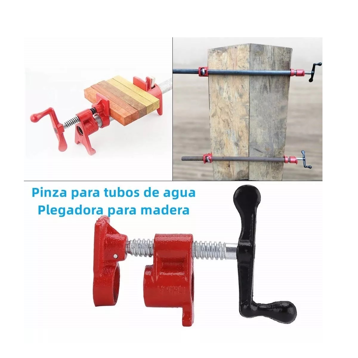 Prensa / Sargento Para Madera De Tubo 3/4 Pz