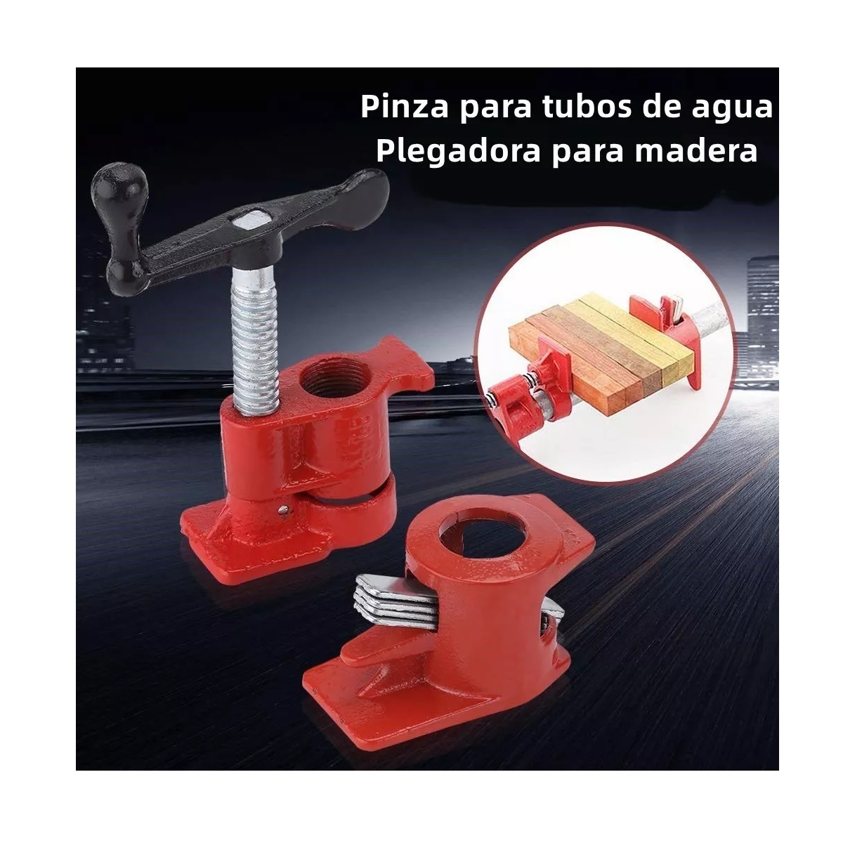 Prensa / Sargento Para Madera De Tubo 3/4 Pz