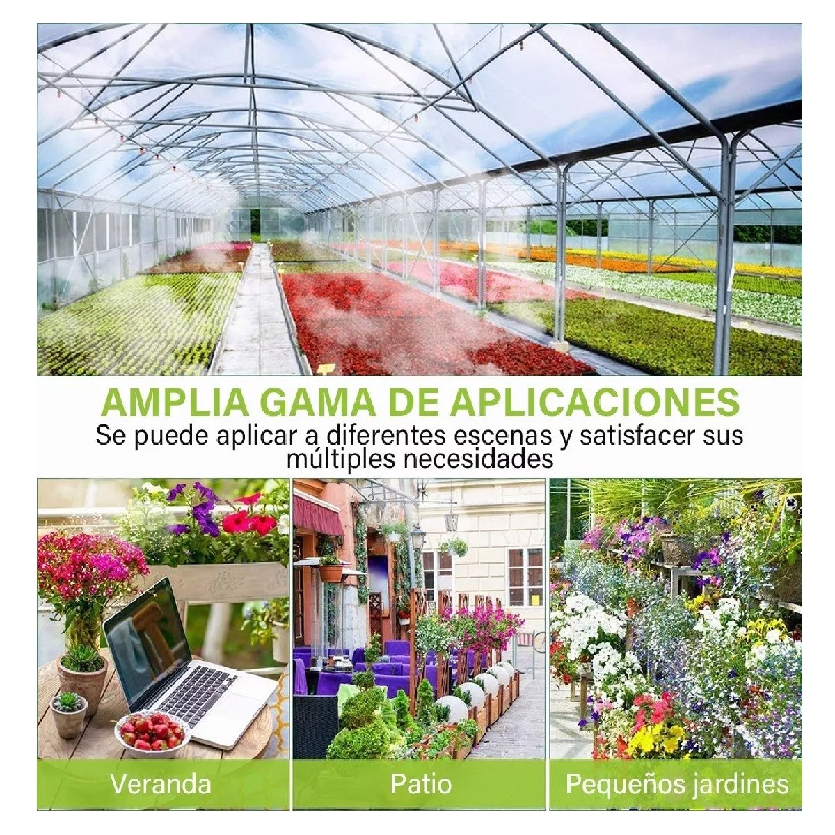 Sistema De Riego Automático Por Goteo Ahorra Agua 50m 211pzs