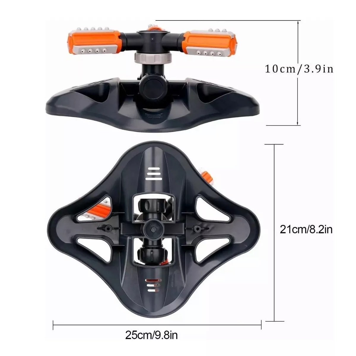 Aspersores Riego Jardín Giratorio Automático Inteligente 360