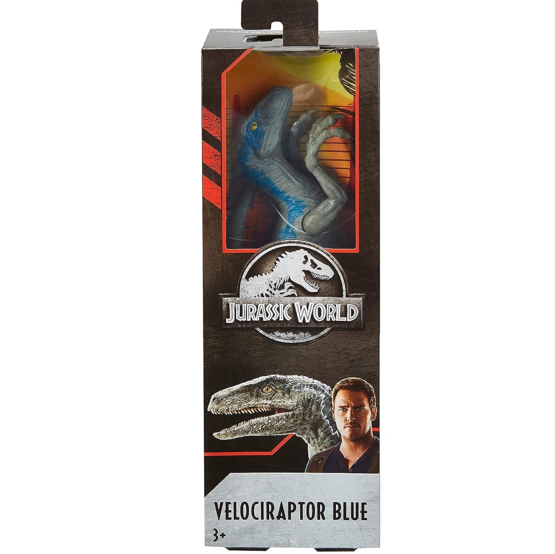 Jurassic World Dinosaurio de Juguete Velociraptor Blue de 30cm