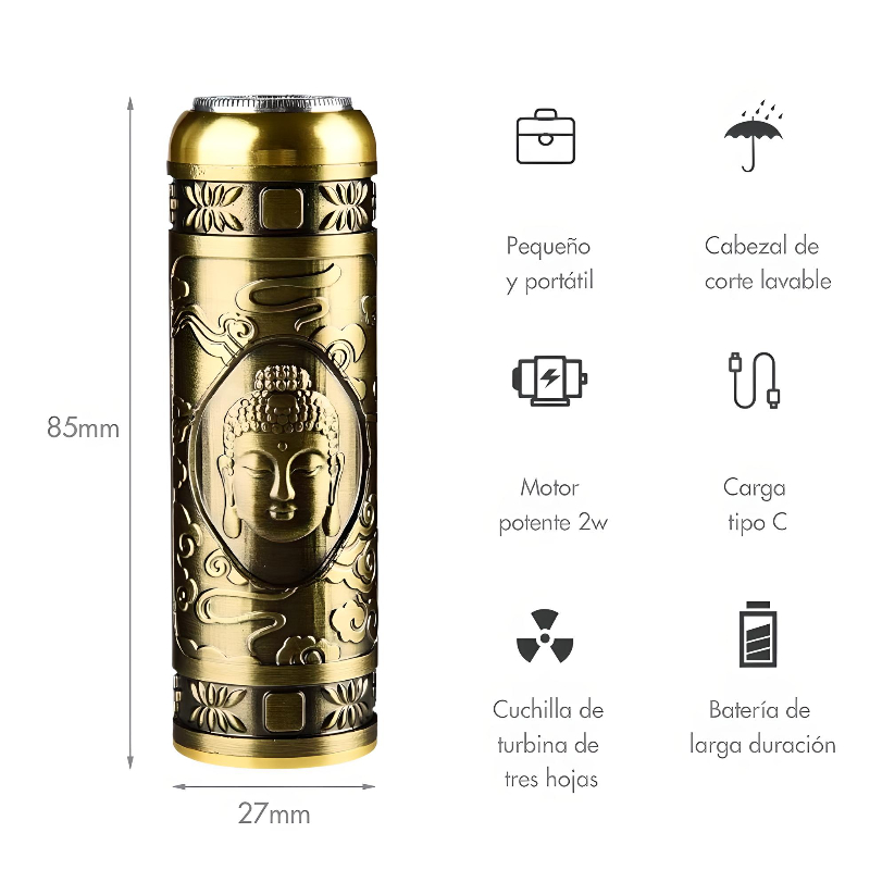 Mini Afeitadora Eléctrica Para Barba Recortadora Portátils