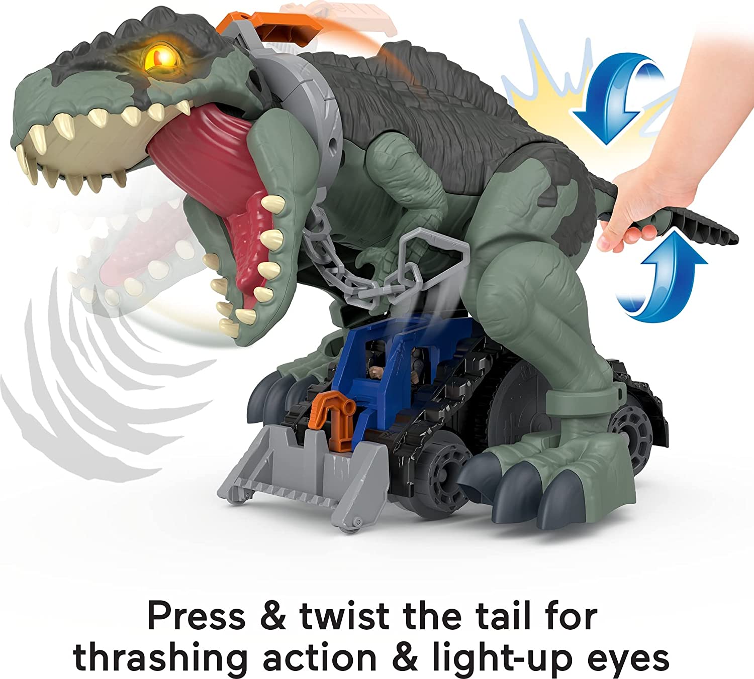 Imaginext Jurassic World Dinosaurio Mega Rugido SALVAJE GIGA