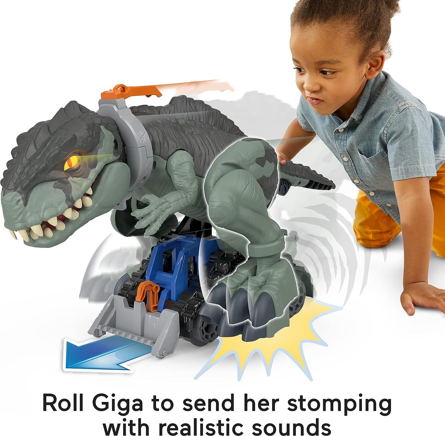Imaginext Jurassic World Dinosaurio Mega Rugido SALVAJE GIGA