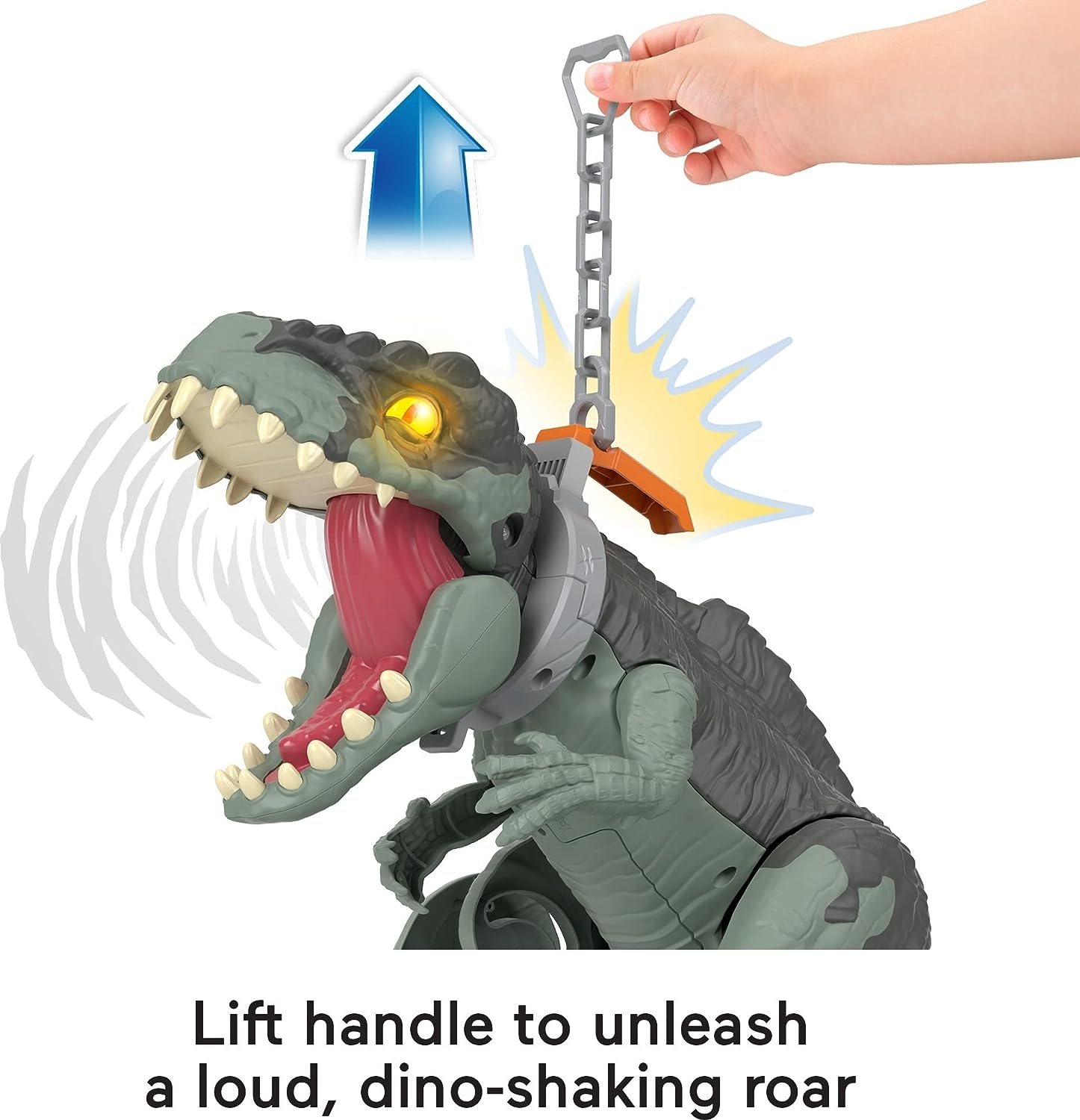 Imaginext Jurassic World Dinosaurio Mega Rugido SALVAJE GIGA
