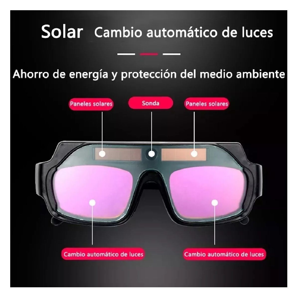 Gafas Lentes De Seguridad Para Soldar Electronica Solar