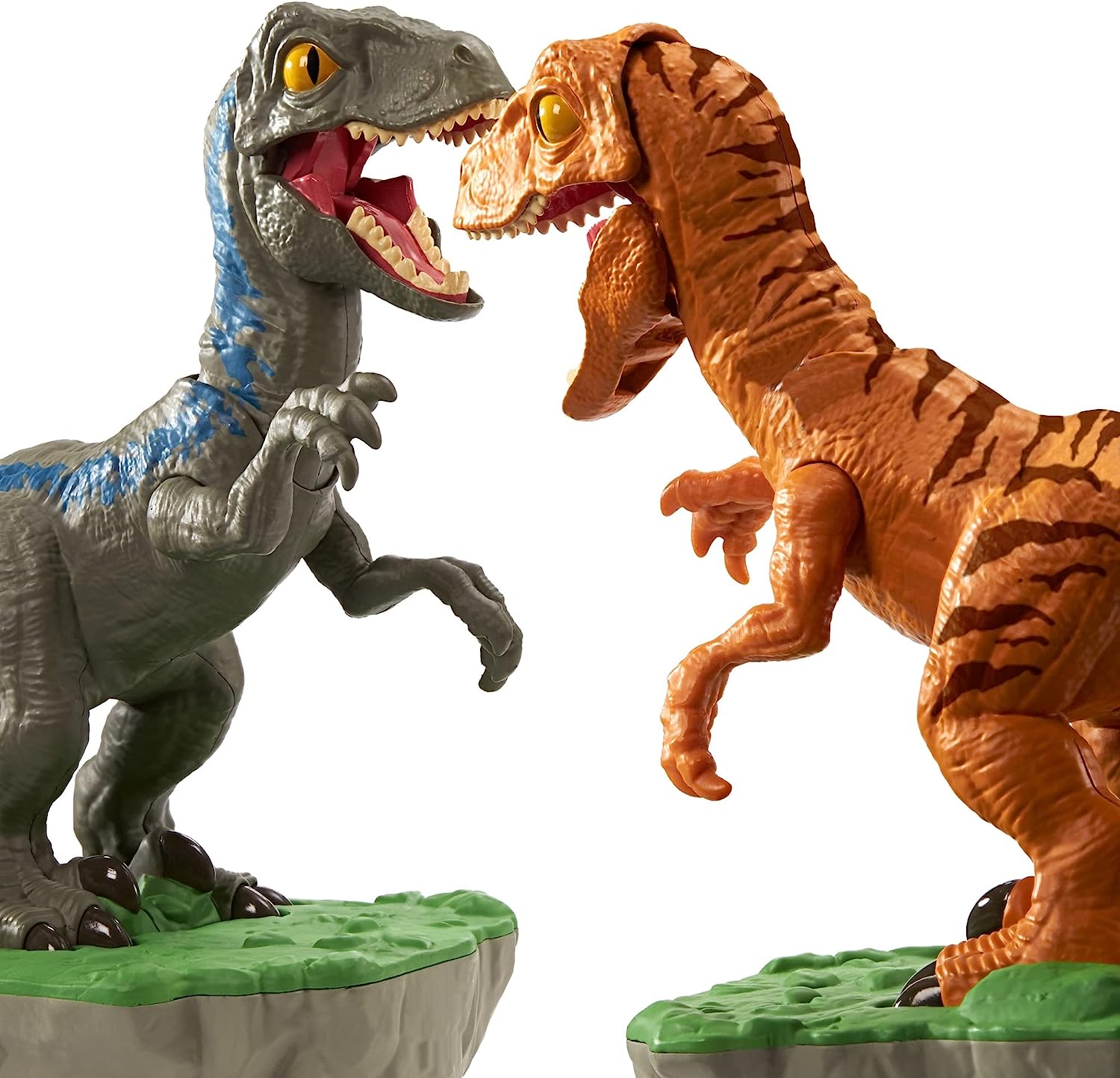 JURASSIC WORLD Rock 'em Sock 'em ROBOTS BLUE VS ATROCIRAPTOR