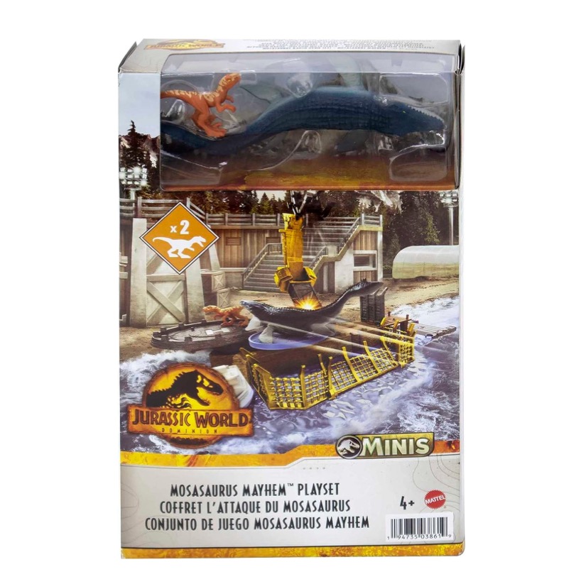 Jurassic World Minis Playset Mosasaurus Mayhem