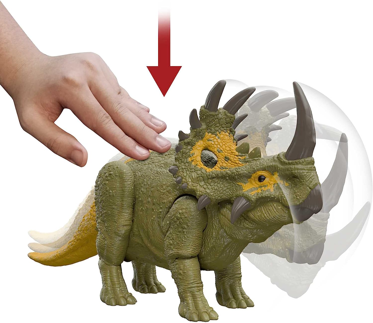 Jurassic World SINOCERATOPS Ruge Y Ataca Dinosaurio Juguete