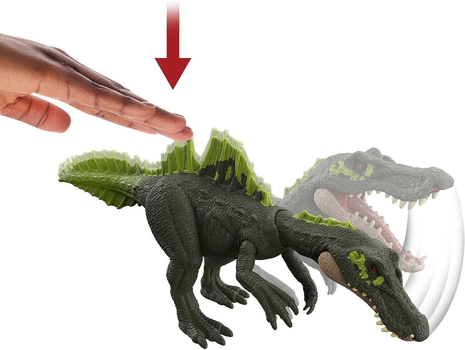 Jurassic World Ichthyovenator Ruge Y Ataca Dinosaurio