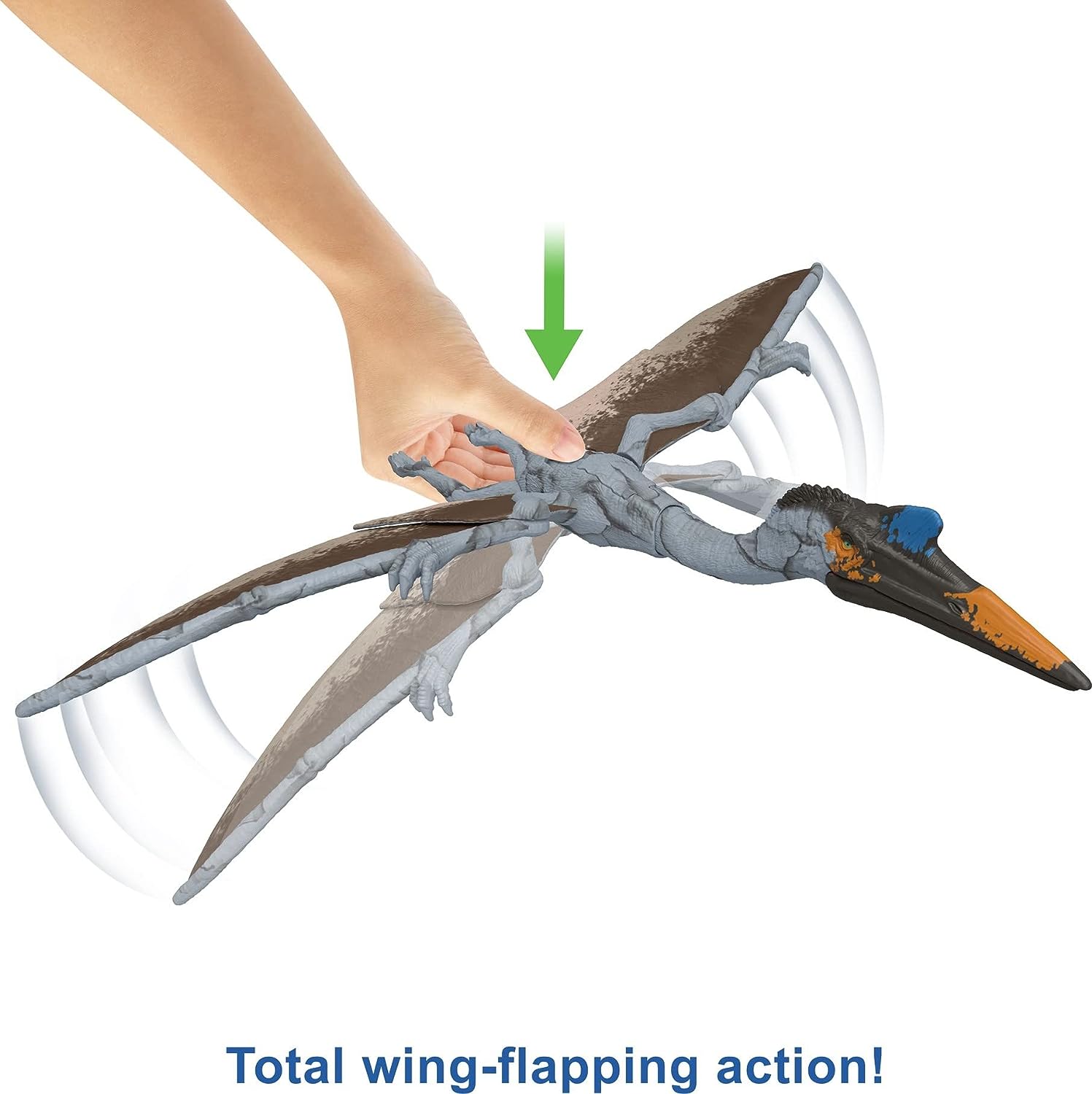 Jurassic World Dinosaurio de Juguete Quetzalcoatlus Acción Masiva
