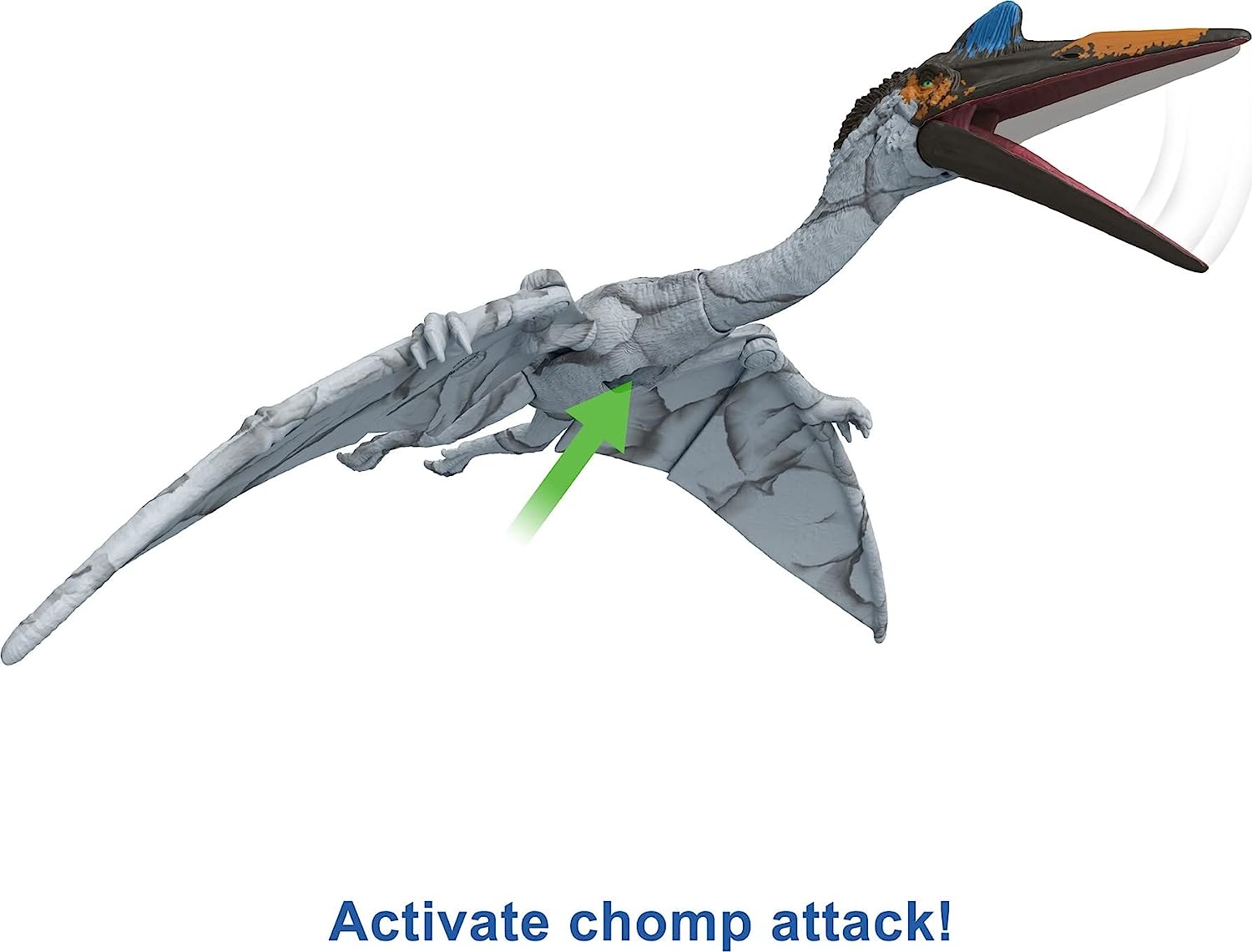 Jurassic World Dinosaurio de Juguete Quetzalcoatlus Acción Masiva