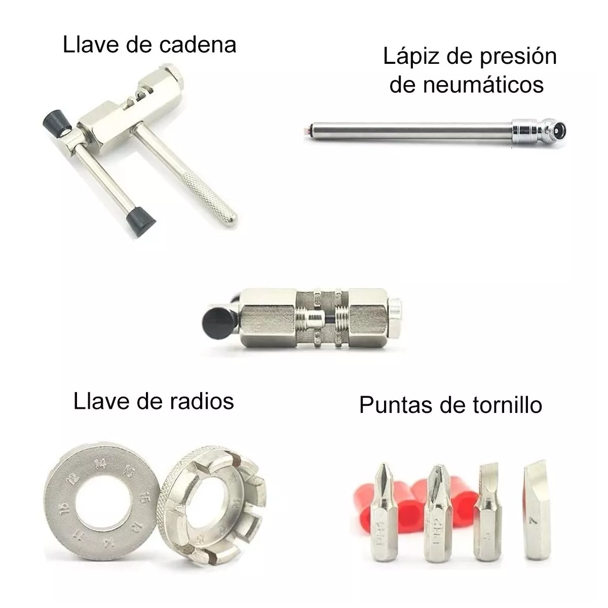 Kit Herramientas Bicicleta Reparacion De Multifunción 50pzs