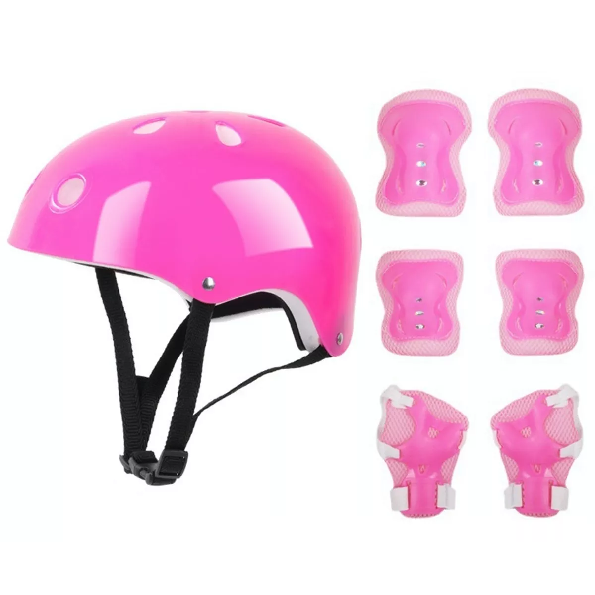 Juego De Protecciones Para Rodillas Y Codos WOSAWE - Ideal Para BMX, MTB, Patinaje Y Ciclismo