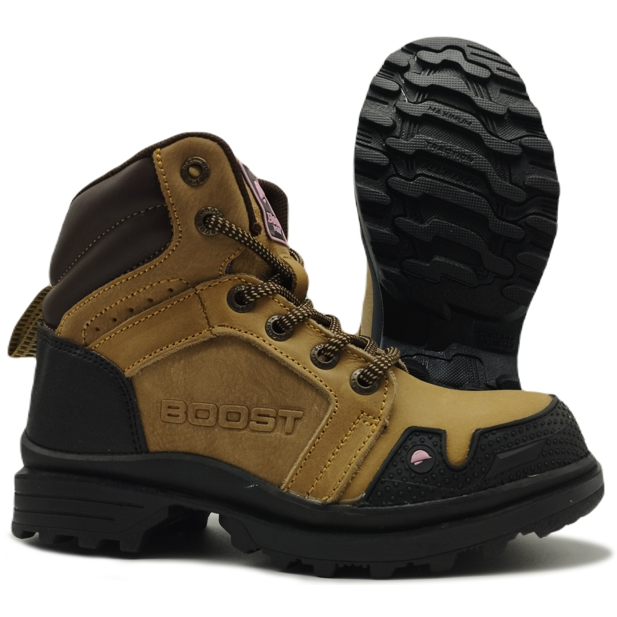 Bota Industrial para Mujer marca Boost con Casquillo de Acero mod. 253