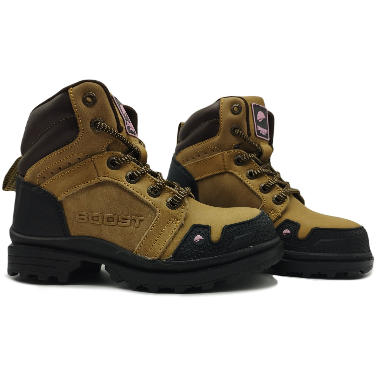 Bota Industrial para Mujer marca Boost con Casquillo de Acero mod. 253
