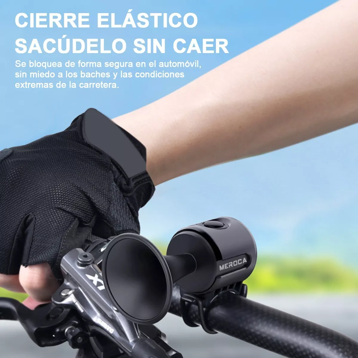 Campana Bocina Eléctrica Bicicleta Impermeable Volumen Alto