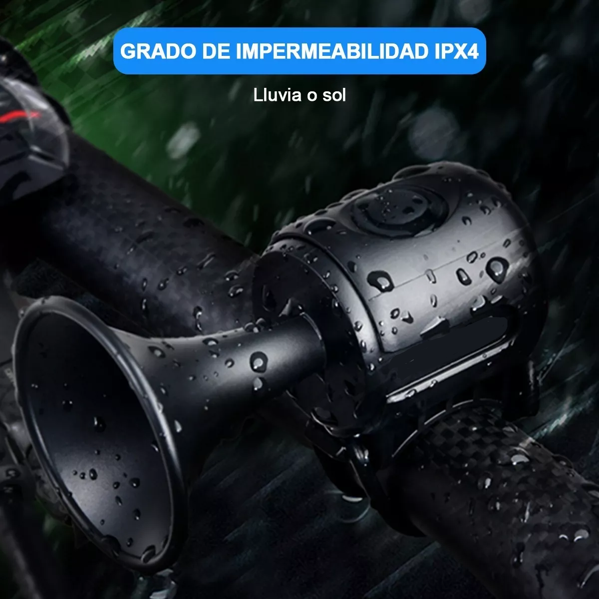 Campana Bocina Eléctrica Bicicleta Impermeable Volumen Alto
