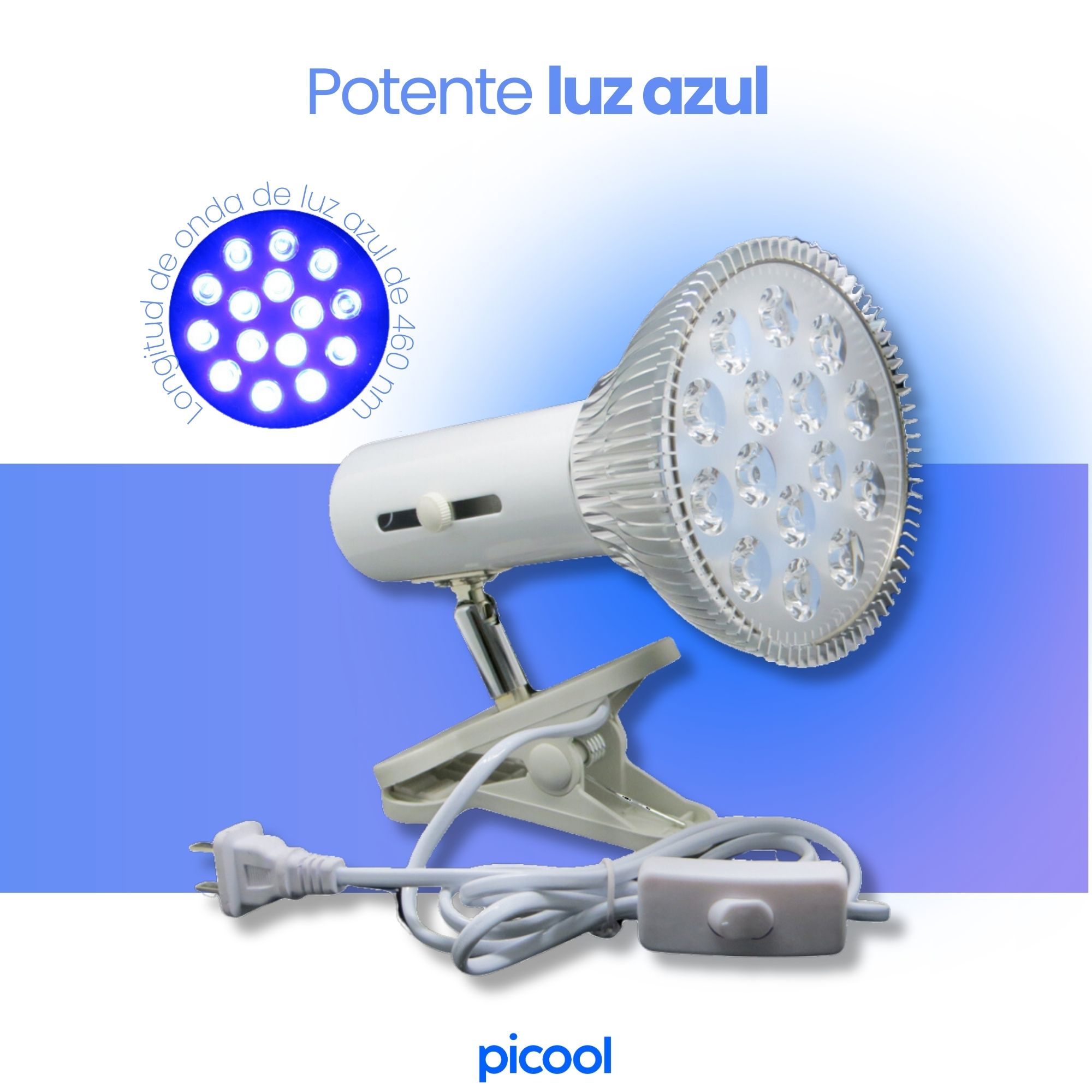 Lampara De Luz Azul Para Cuidado Del Bebe Cunero Ictericia