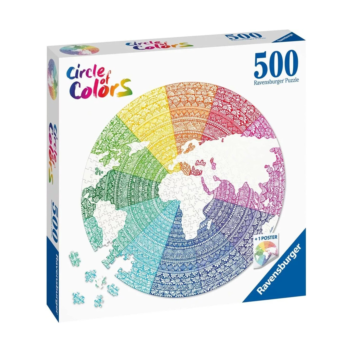 Rompecabezas Circulo Mándala 17168 Ravensburger 500pzs