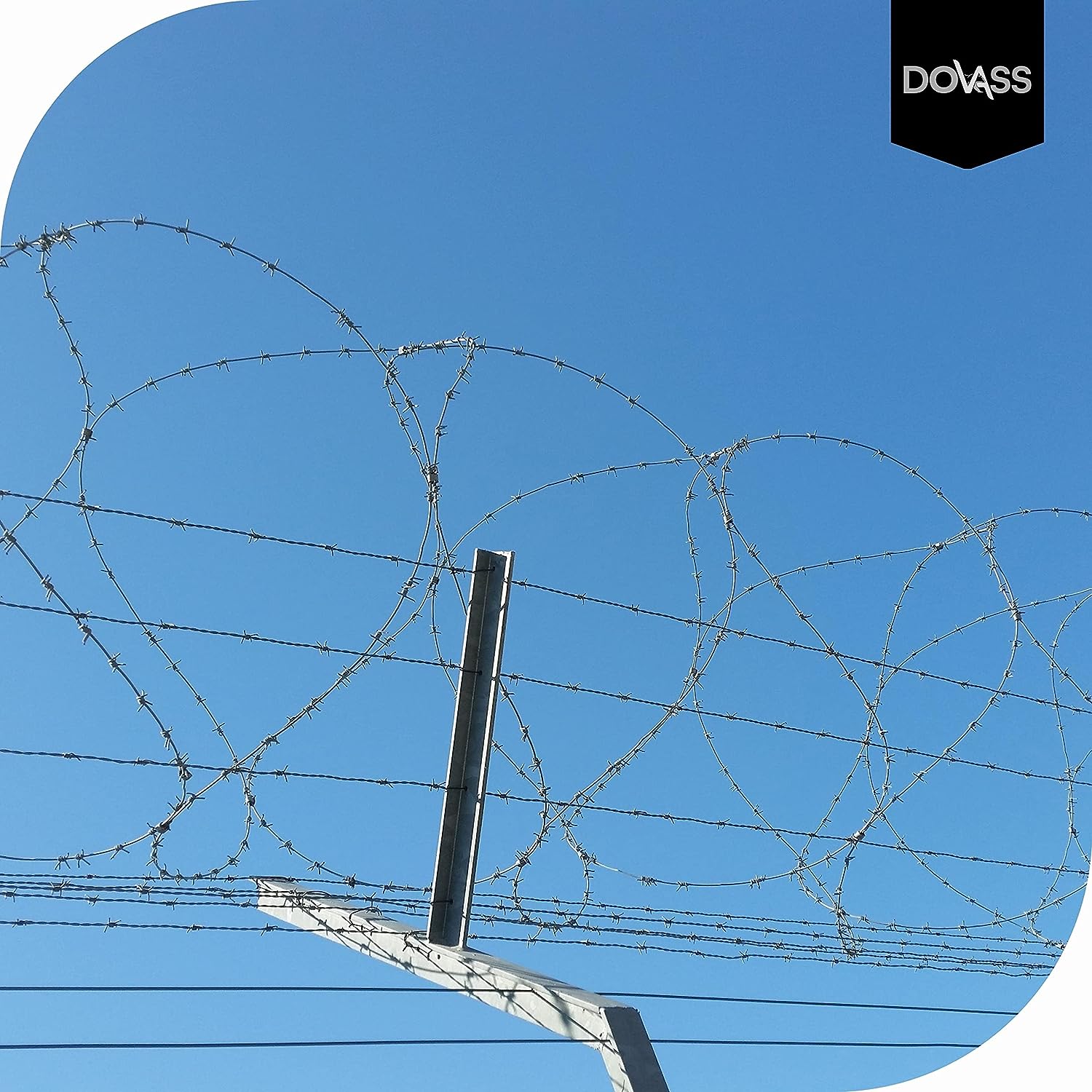 Alambre De Púas Dos Alambres Trenzados Para Cerca 300m Karlen Asegura tu propiedad Protección perimetral efectiva Calibre de 15.5mm Doble alambre trenzado