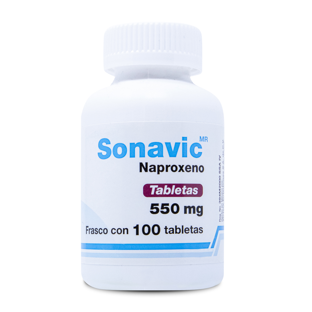 SONAVIC NAPROXENO FRASCO CON 100 TABS 550 MG, VICTORY