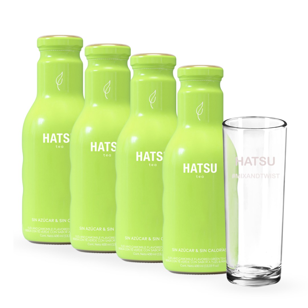 TÉ VERDE HATSU CAJA CON 6 BEBIDAS