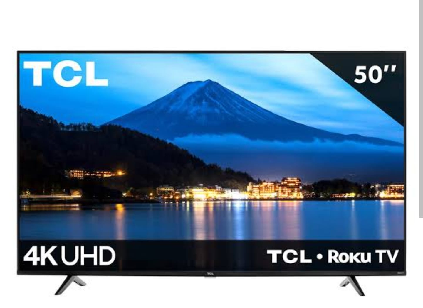 Pantalla TCL QLED smart TV de 55 pulgadas 4K/UHD 55Q550G con Google TV