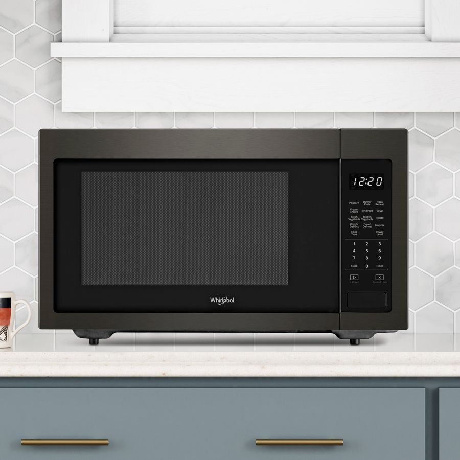 Microondas Whirlpool 1.6p Sensor Cooking Negro WMC30516HV