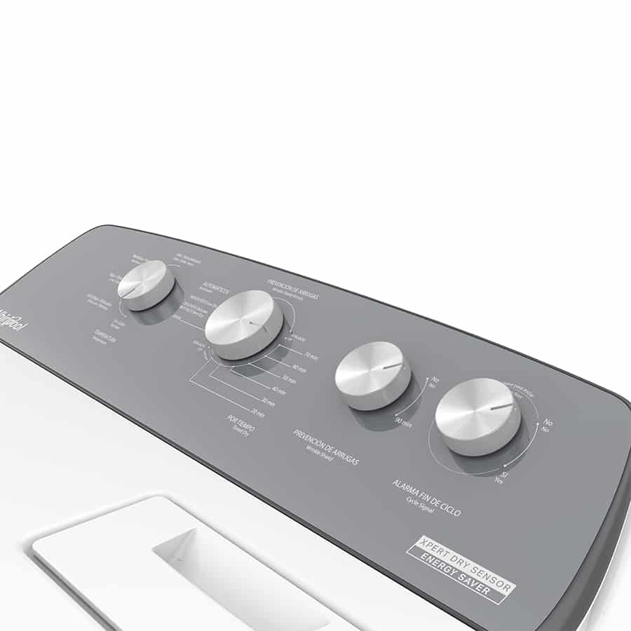 Secadora Carga Superior Eléctrica 21 kg Xpert Dry Sensor 7MWED2040JM Whirlpool