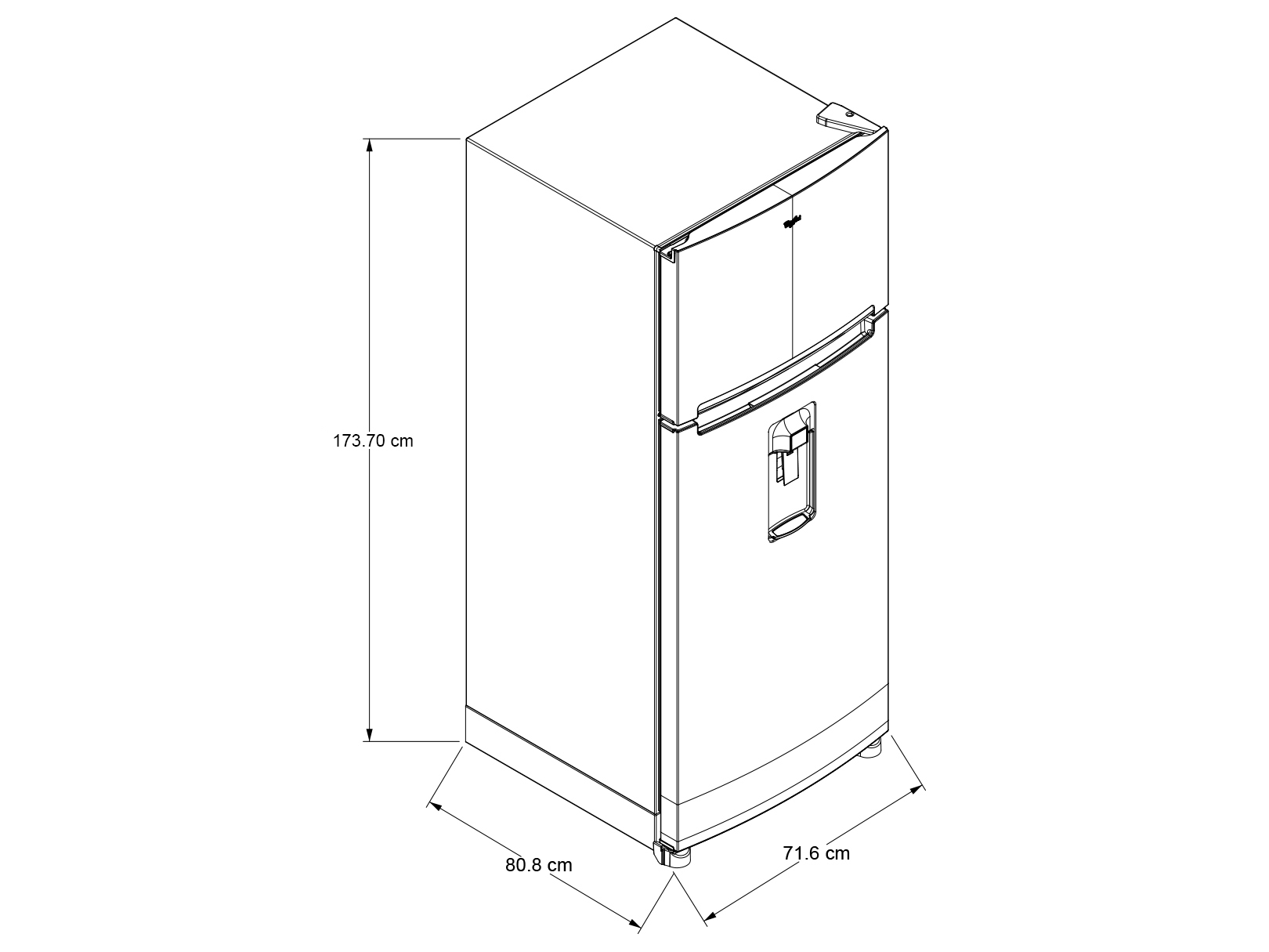 Refrigerador Top Mount Whirlpool 18p³ Xpert Energy Wt1865a