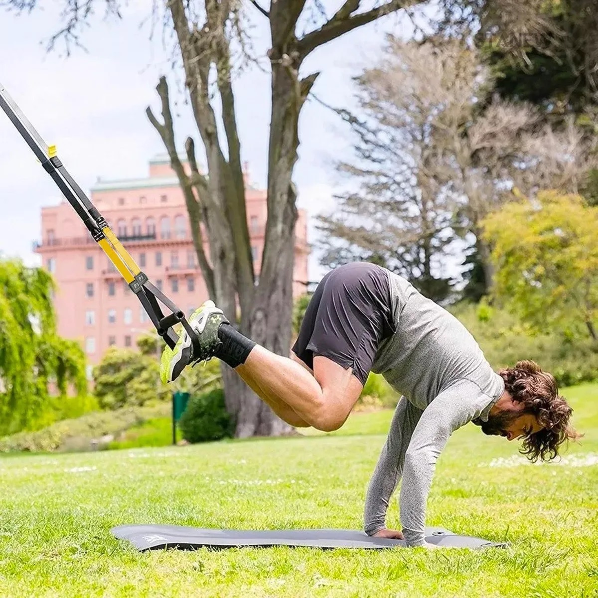 Trx Mochila En SuspensiÃ³n Ejercicio Sistema De Bandas De Ejercicio De  Suspensión Tipo Trx