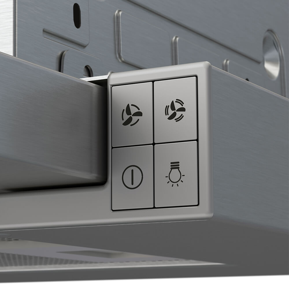 Campana Telescópica Whirlpool de 35 3 velocidades WHT9030S Gris