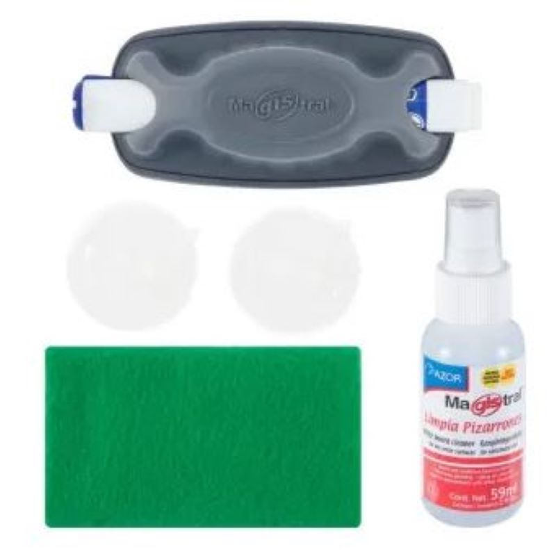 Marcador para Pizarrón Blanco Azor 669943 + Estuche + Accesorios