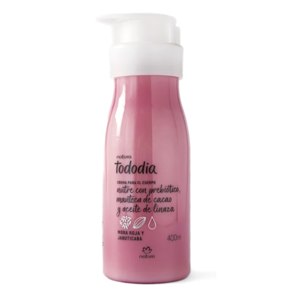 Crema para el Cuerpo Mora Roja y Jabuticaba Tododia Natura 400ml