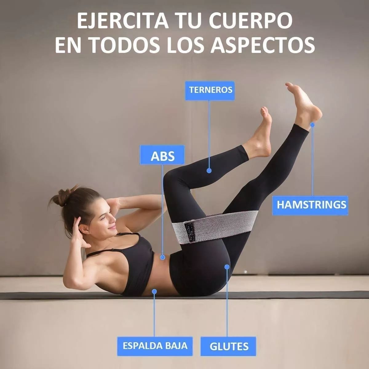 Bandas Elasticas Ejercicio  Ligas Resistencia Piernas